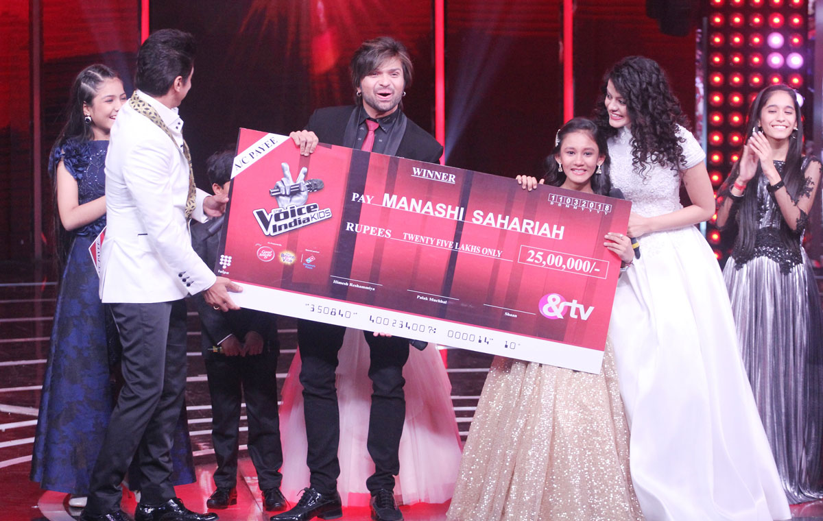 Manashi wins the voice India kids season 2