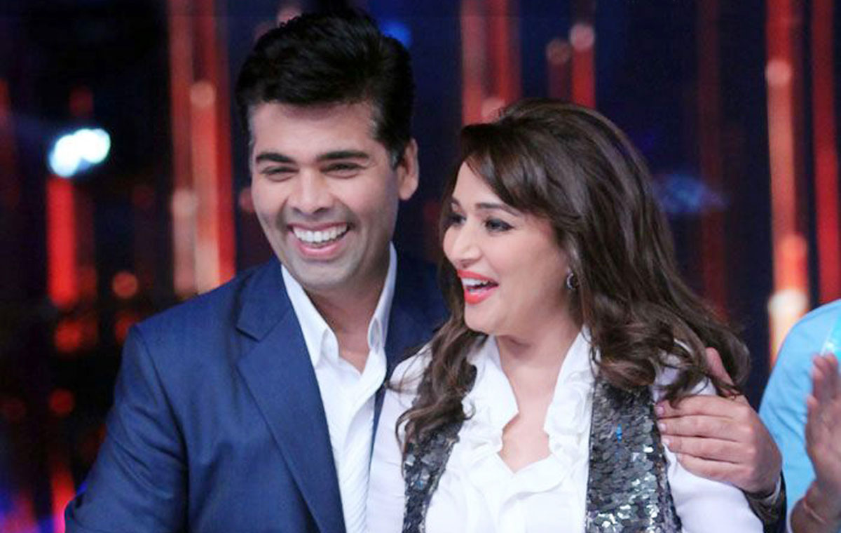 Madhuri dixit and karan johar collaborate for bucket list