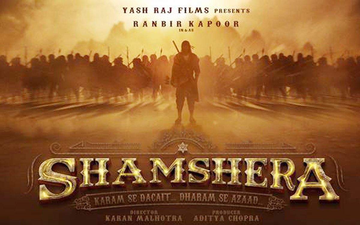 Ranbir kapoor in and as shamshera in yrf’s action adventure!