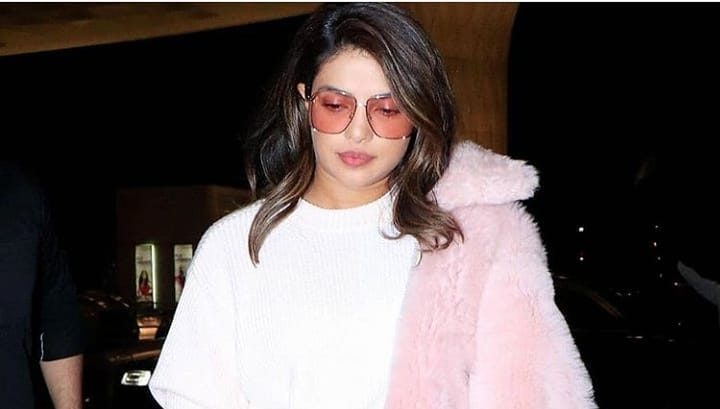 Priyanka Chopra beautiful fashion style at the airport