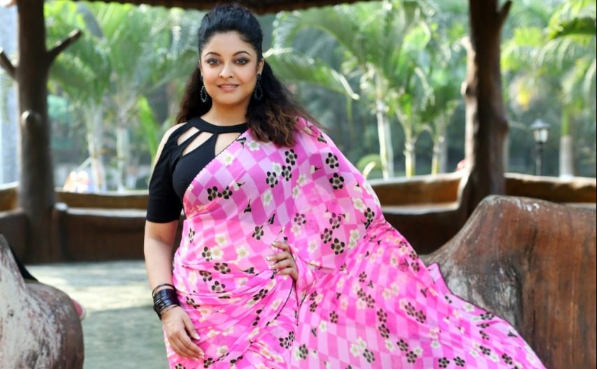 Tanushree Dutta slaying in a pink saree in these new set of pictures