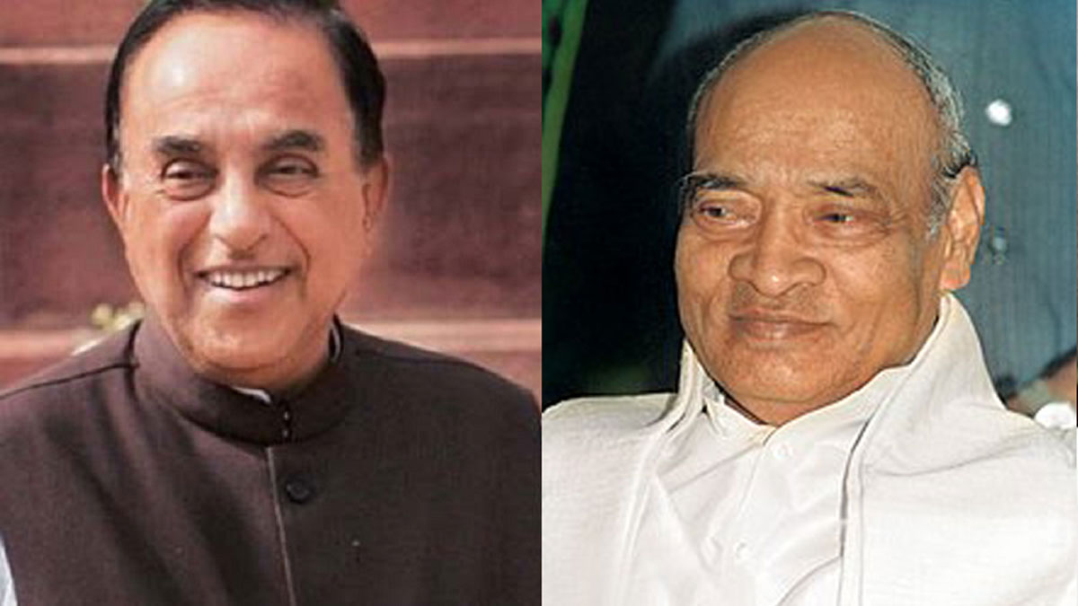BJP MP Mr. Subramanian Swamy demanded that Former PM Shri. P.V. Narasimha Rao be given the Bharat Ratna, for the reforms that were introduced during his tenure. And Terms GST as the ‘Biggest Madness’ by MODI Government