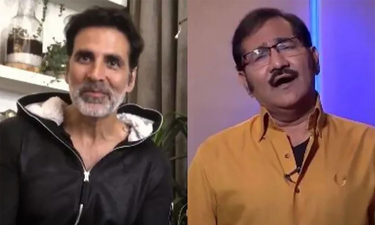 Sudesh Bhosale’s singing and mimicry overwhelms Akshay Kumar