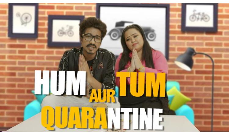 India’s first ‘Home’ series, ‘Hum, tum aur Quarantine’, features Bharti Singh and Harsh Limbachhiya