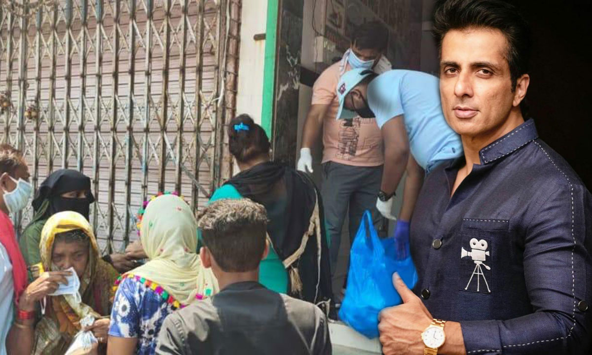 Sonu Sood starts a special food distribution drive to help the underprivileged