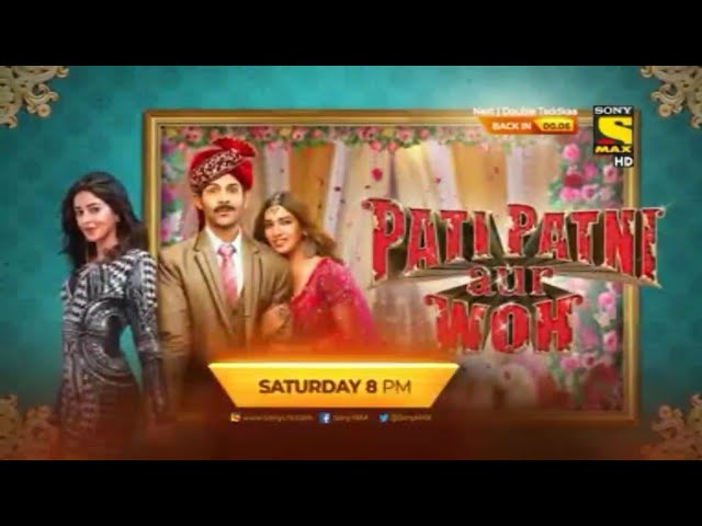 Watch Kartik, Bhumi and Ananya Pandey in Pati Patni Aur Who on Sony MAX