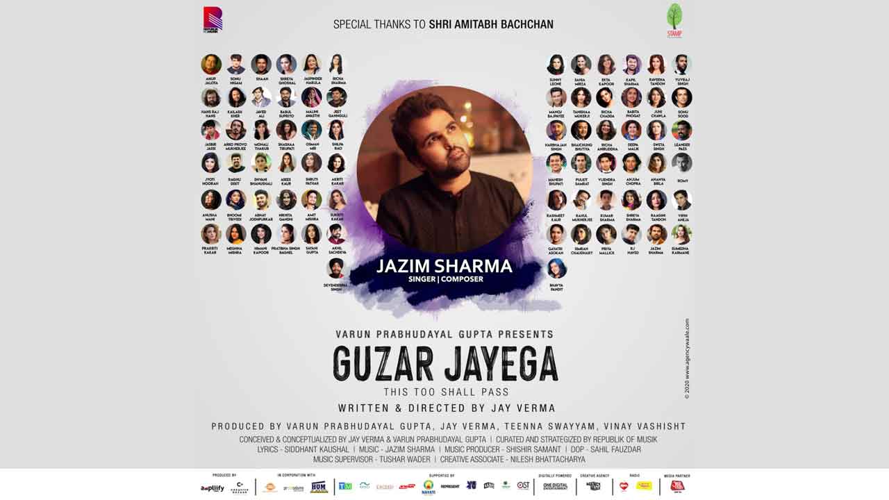 50 singers and 65 personalities handled well by Jazim Sharma for ‘Guzar Jayega’