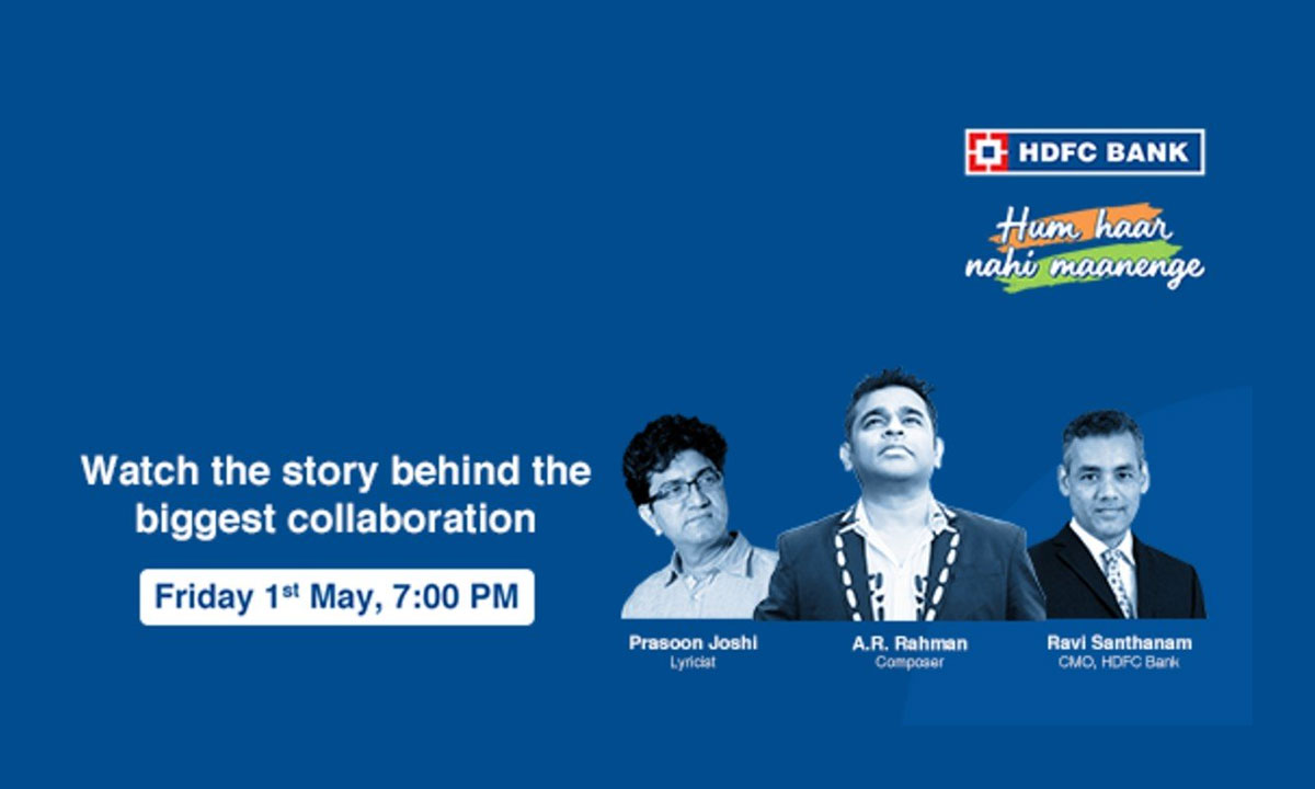 A.R. Rahman and Prasoon Joshi to present #HumHaarNahiMaanenge with HDFC Bank