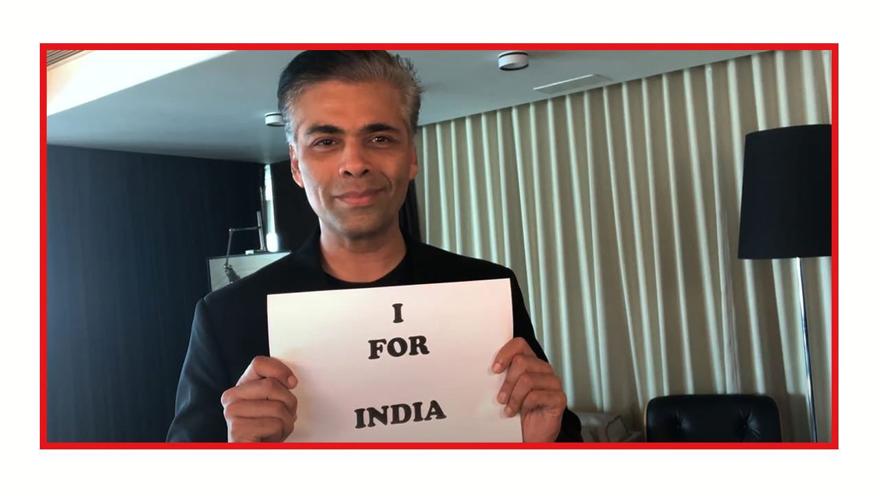 Karan Johar expresses gratitude for overwhelming response to #IFORINDIA concert