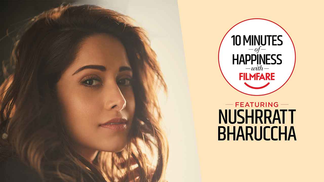 “Cooking, working out and music are my biggest source of happiness,” admits Nushrratt Bharuccha