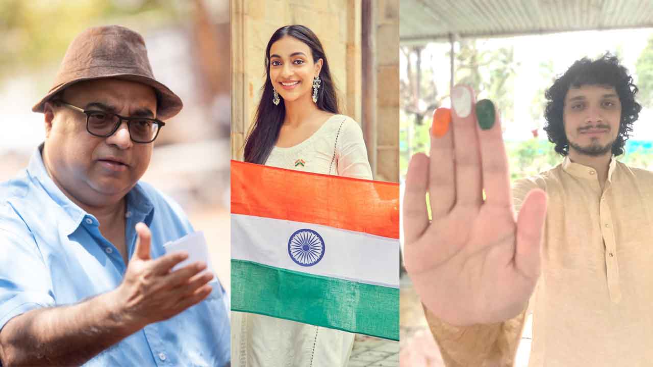 Namashi Chakraborty, Amrin Qureshi and Rajkumar Santoshi say ‘Jai Hind’