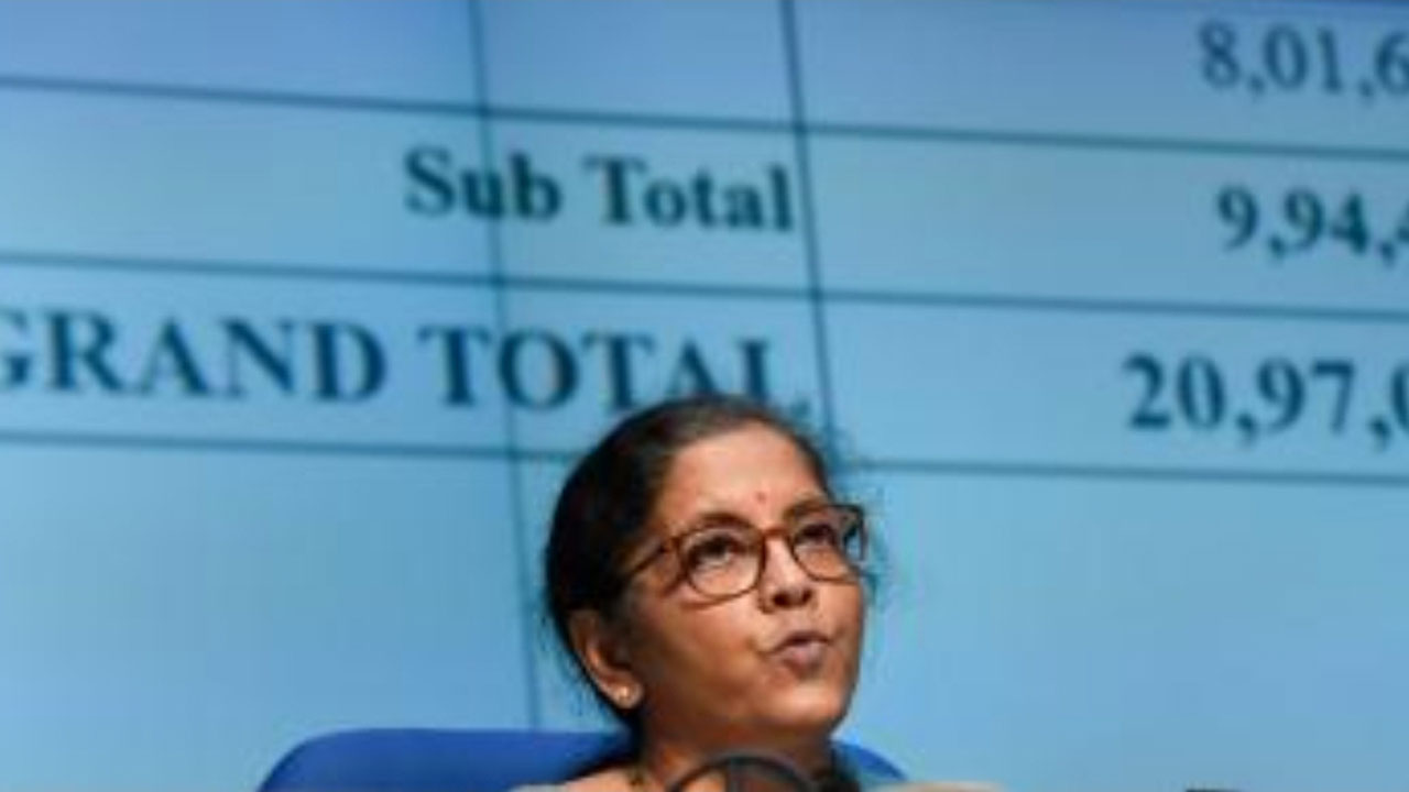 Finance minister Nirmala Sitharaman.