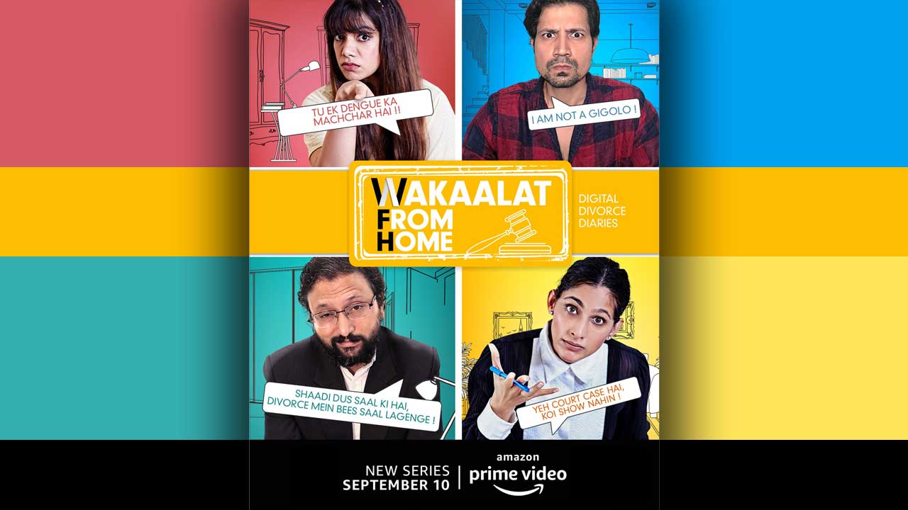Sumit Vyas and Nidhi Singh in a rib-tickling comedy “Wakaalat Frome Home”