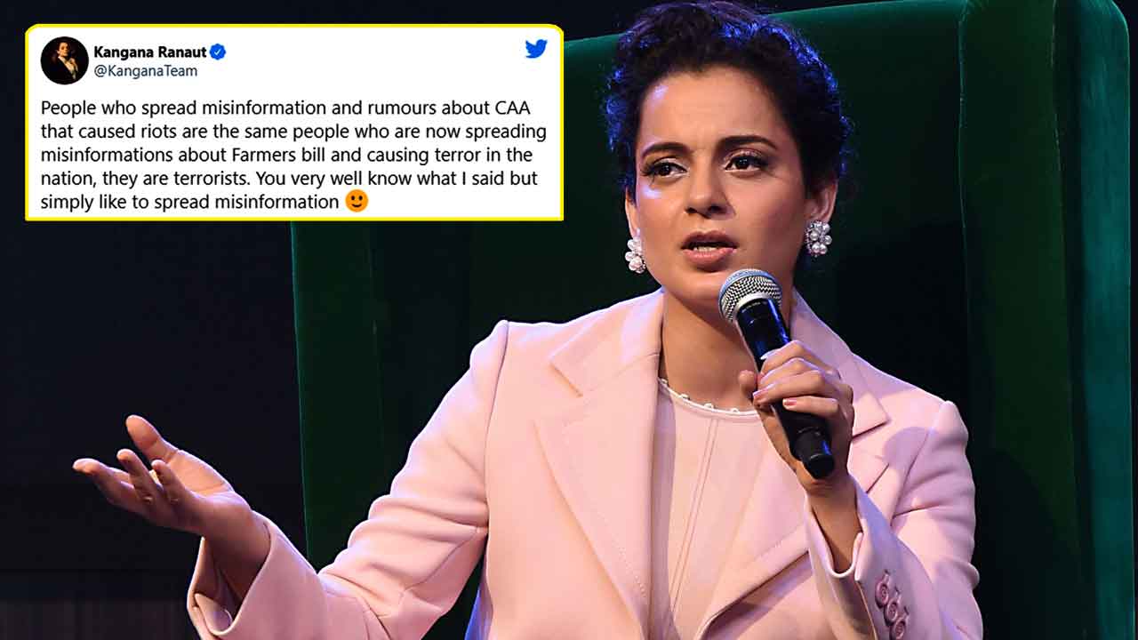 After Karnataka Court order: Police Registers FIR Against Kangana Ranaut For Tweet On Protests Against Farmers Bills
