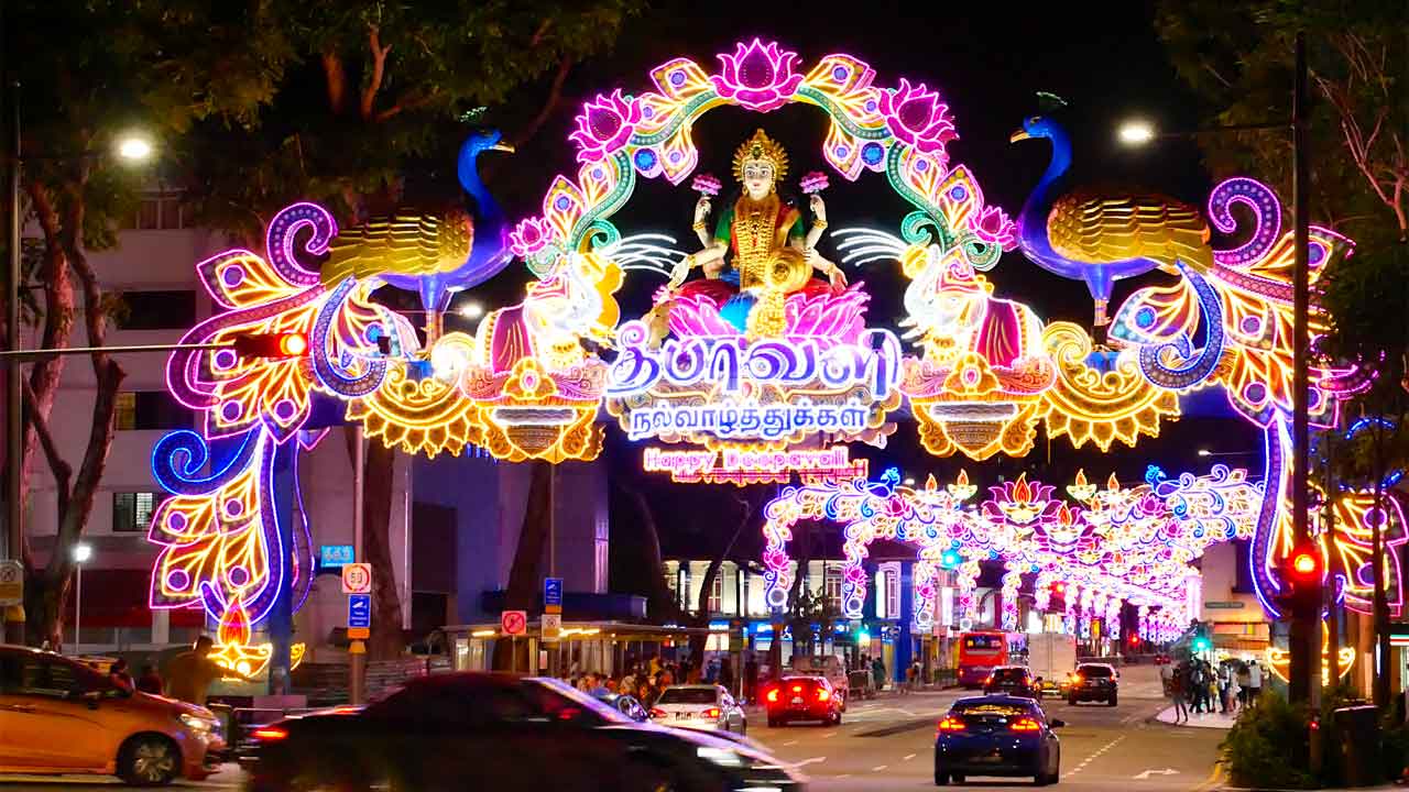 Singapore’s ‘Little India’ is all lit up and ready for the Festival of Lights