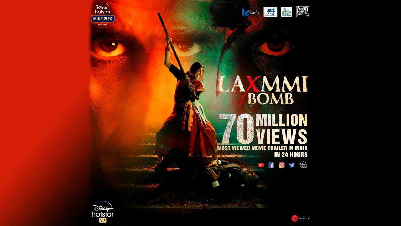 In just 24 hours, 70 million views for Laxmmi Bomb trailer