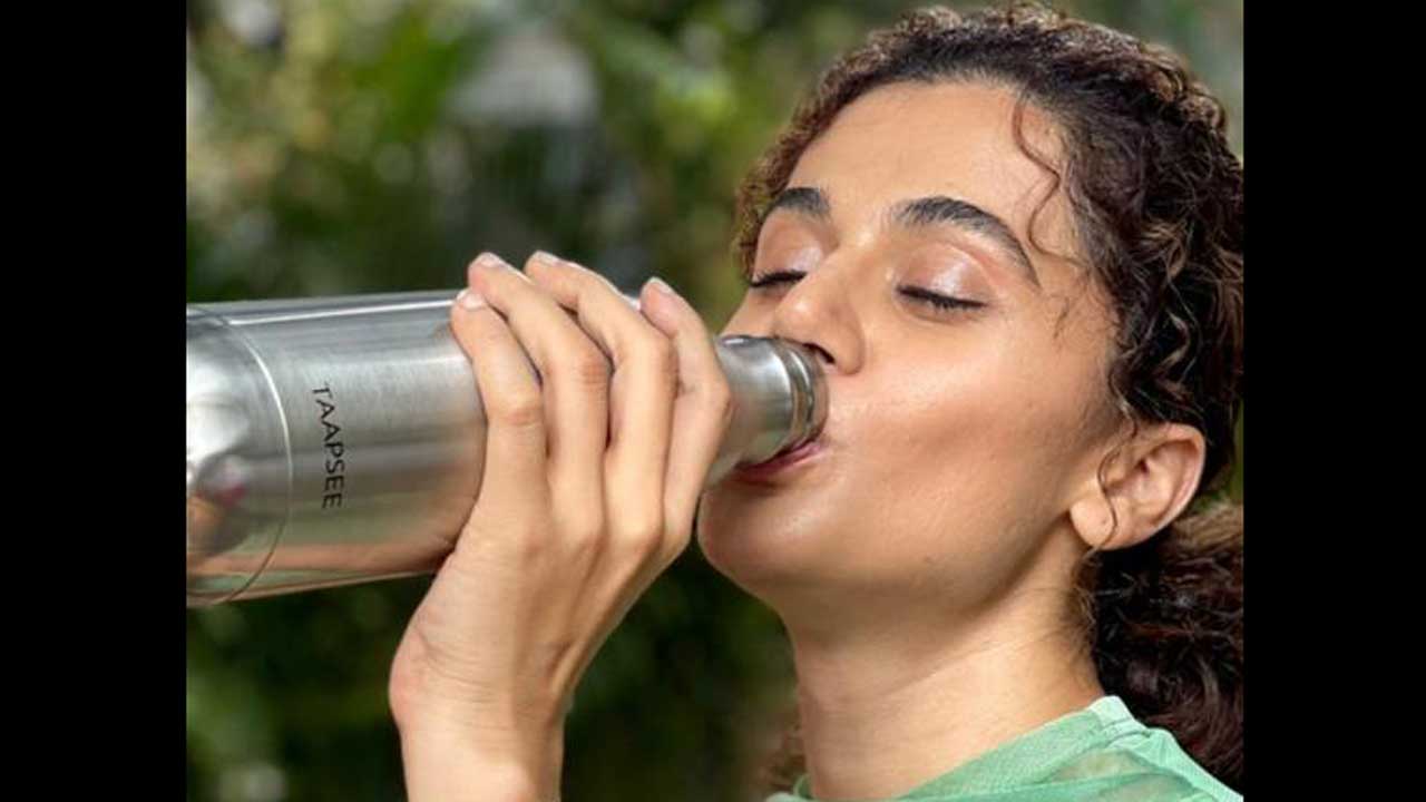 Environment friendly Taapsee Pannu’s ‘Looop Lapeta’ set goes plastic-free