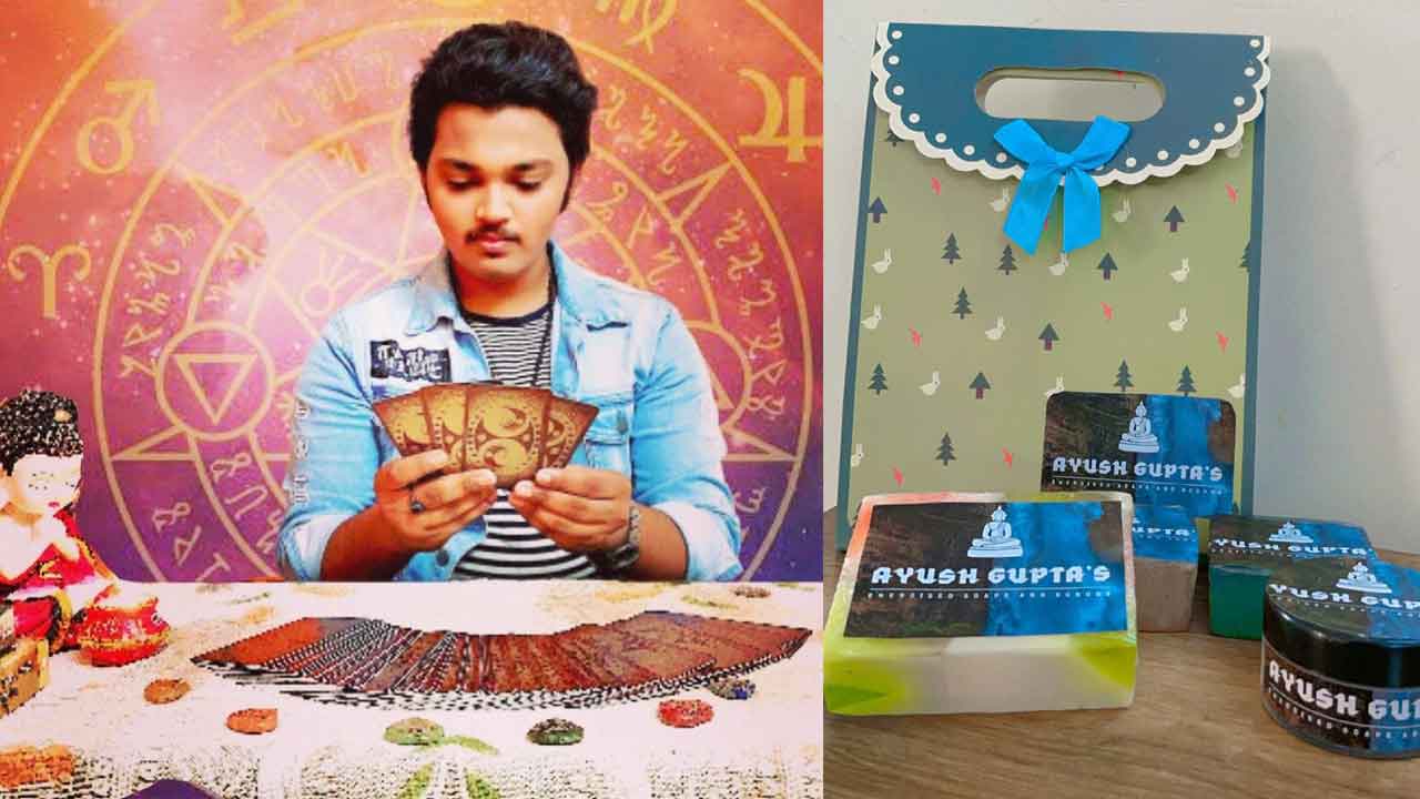 Energised soaps and scrubs to help people through this tough time by tarot card reader Ayush Gupta