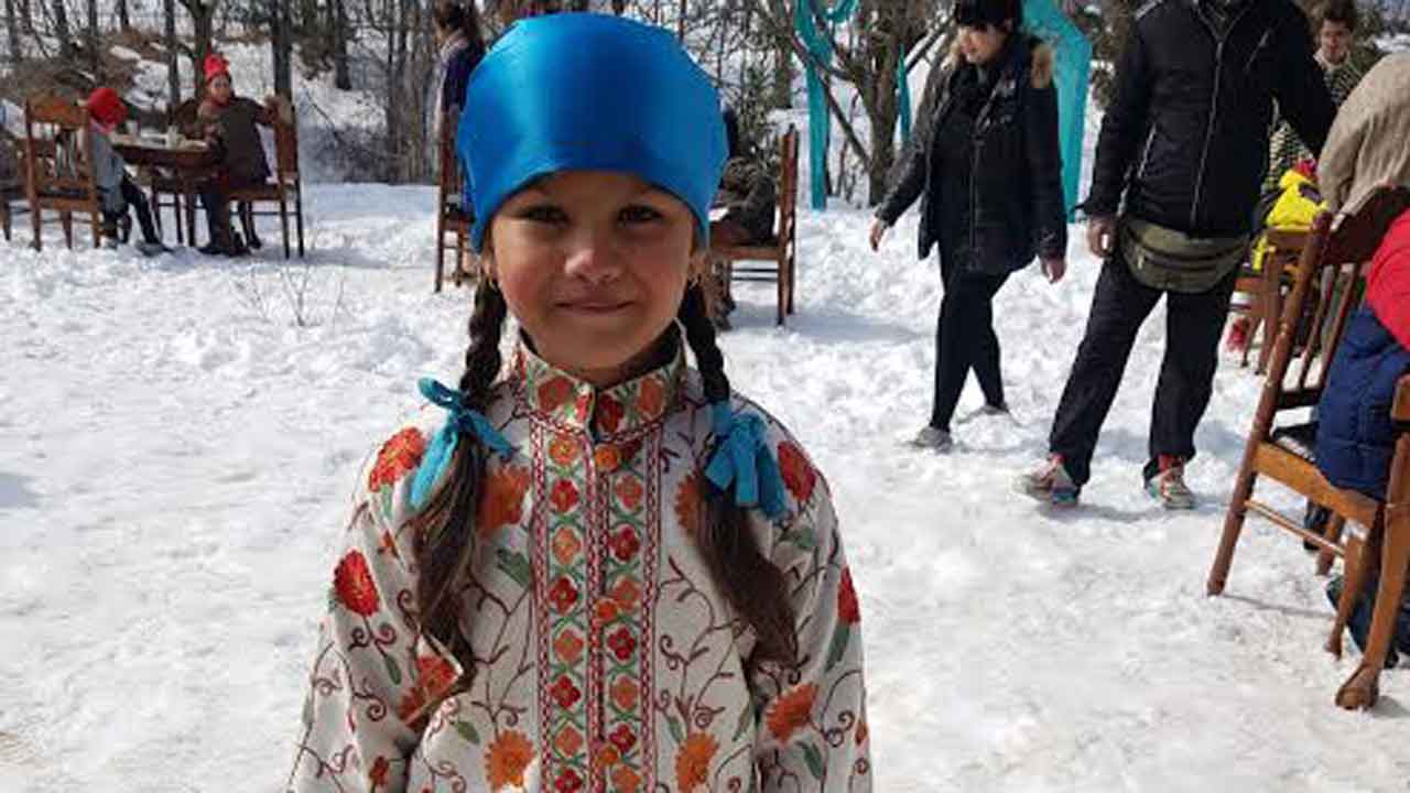Kevina Tak was extremely thrilled with a pony ride in Kashmir!