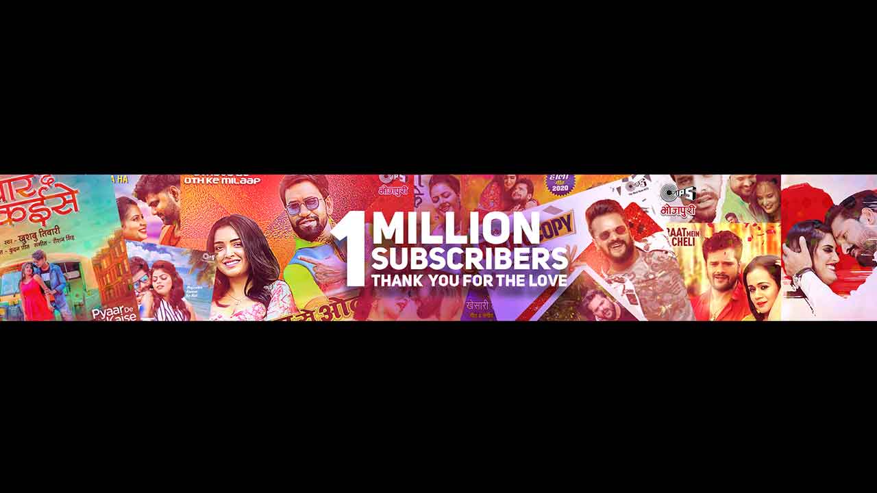 TIPS BHOJPURI HITS ONE MILLION SUBSCRIBERS.