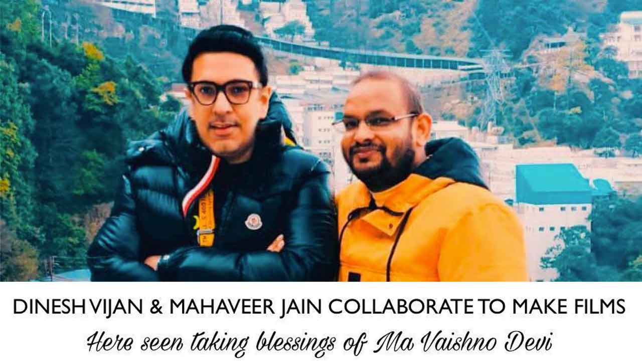 Mahaveer Jain and Dinesh Vijan flew to Vaishno Devi to seek the blessings for their family comedy film