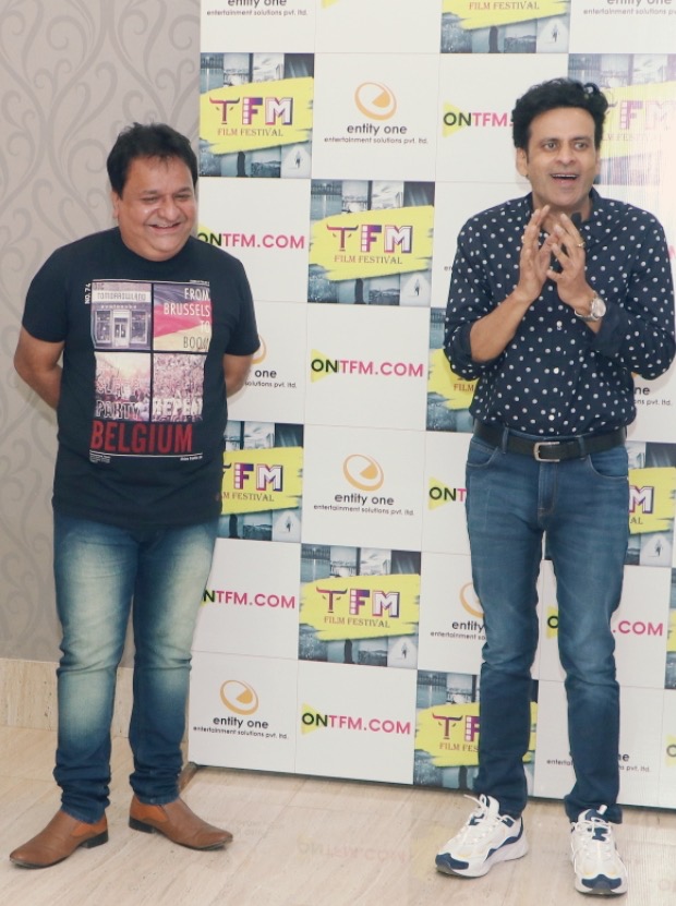 Manoj Bajpayee and Producer G K Desai. 