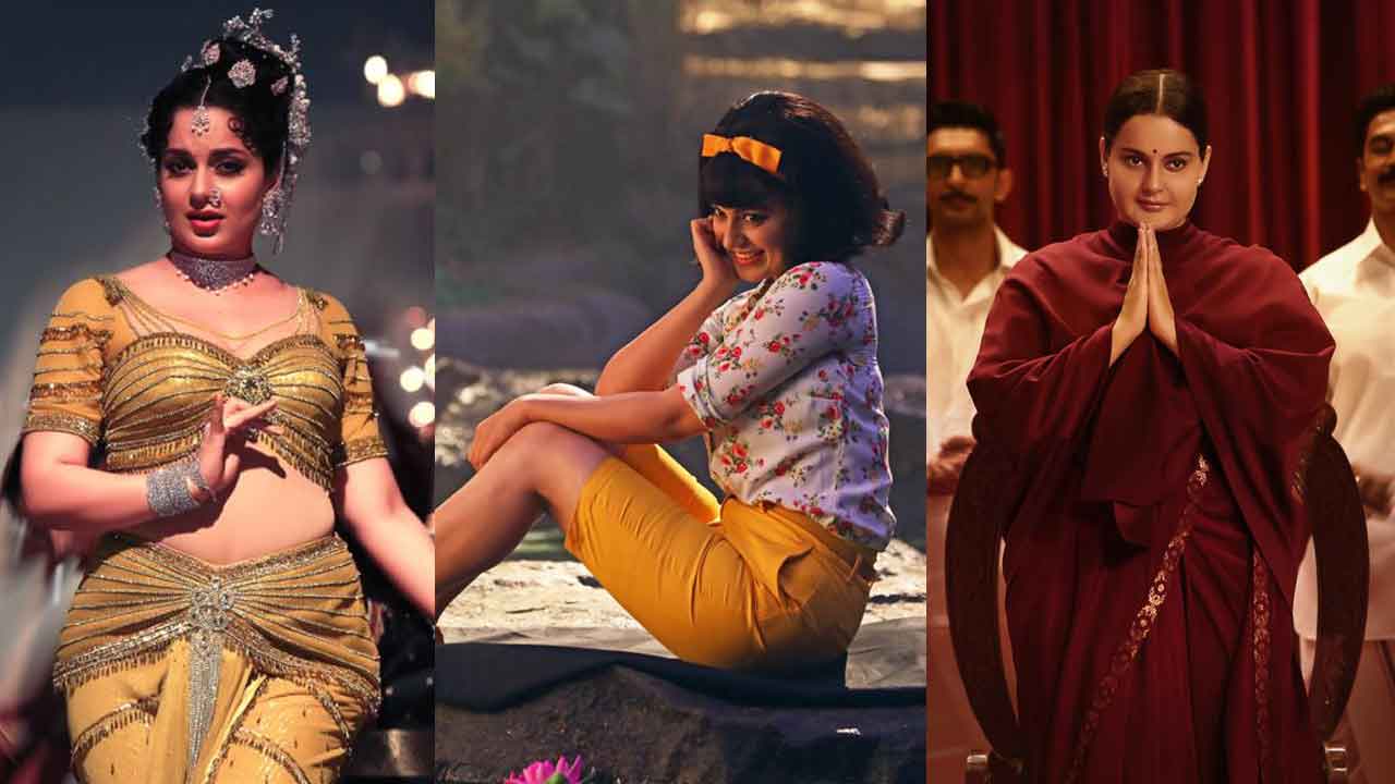 Kangana Ranaut’s three looks from ‘Thalaivi’!