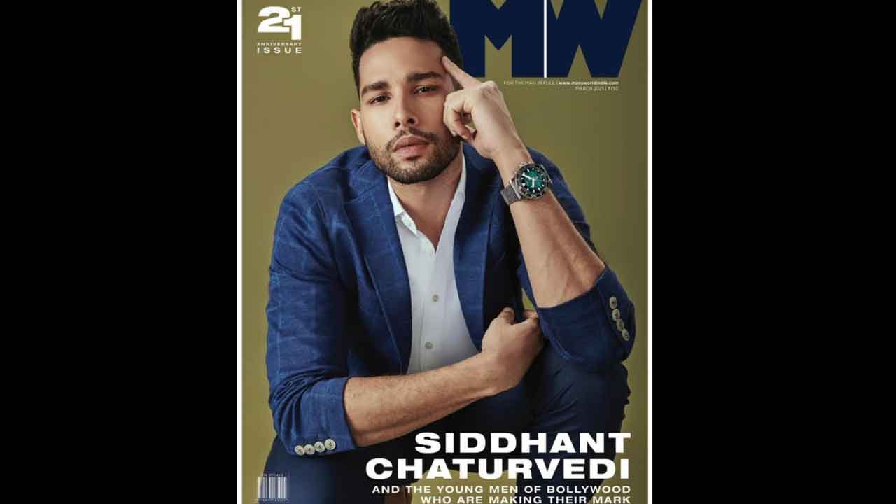 A leading magazine covers Siddhant Chaturvedi as the young man of Bollywood making his mark!