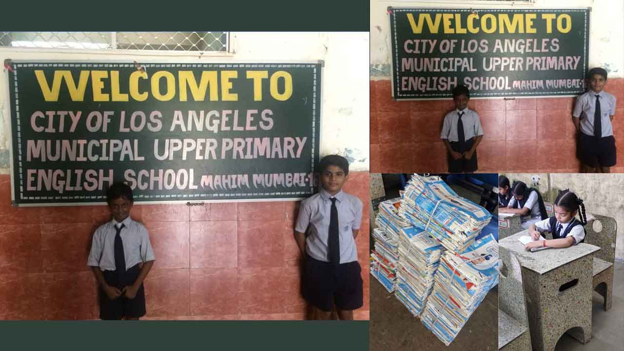 Earth Day initiative called ‘Cartons Le Aao, Classroom Banao’ will donate school desks to City of Los Angeles School!