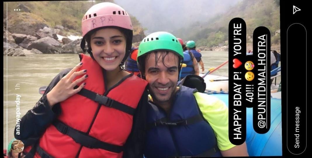 Ananya Panday wishes Punit Malhotra on his ‘40’th birthday!