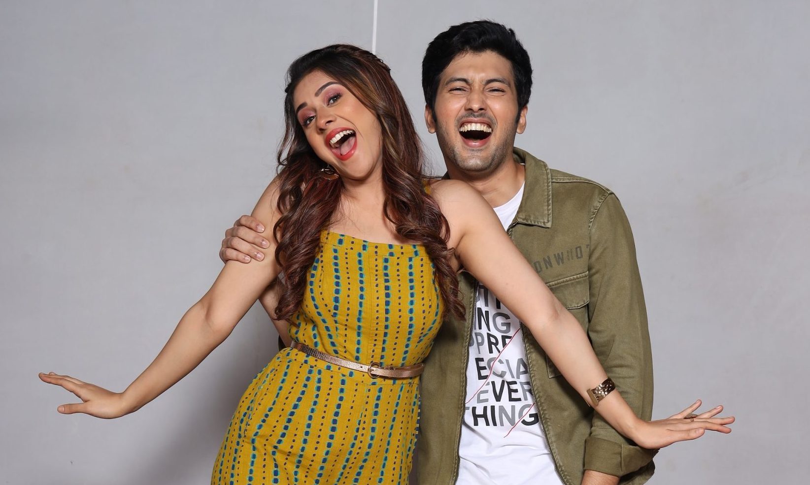 Hiba Nawab and Shubhashish Jha from ‘Jijaji Chhat Parr Koii Hai’, always  have each other’s back!