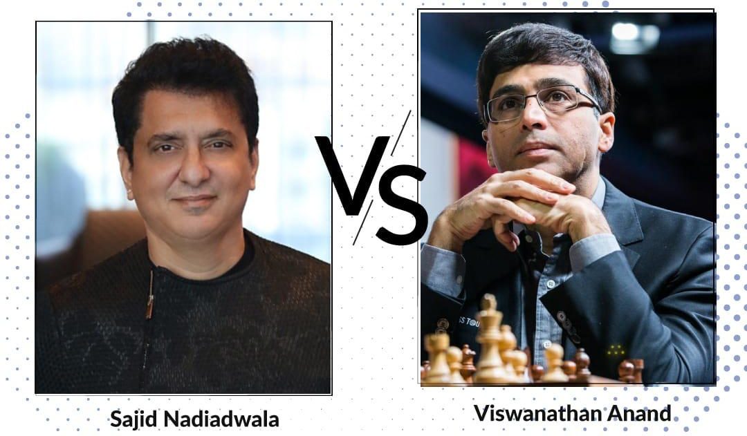 To support #checkmatecovid Sajid Nadiadwala and Viswanathan Anand, to play a game of Chess!