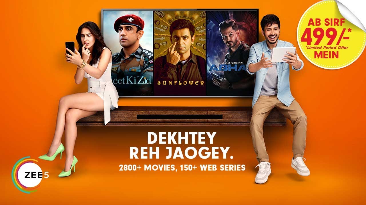 Sara Ali Khan and Amol Parashar are faces of “Dekhtey Reh Jaogey” campaign by ZEE5!