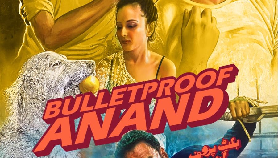 Hand made poster of Bullet Proof Anand, a tribute to retro Hindi crime novels!