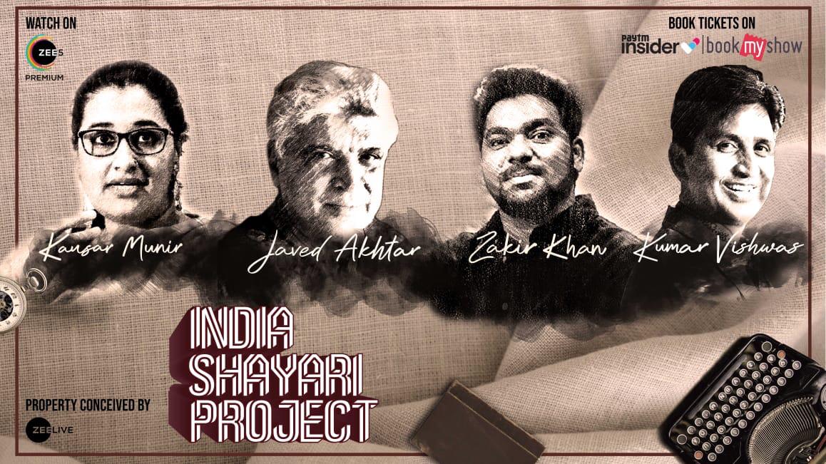 ‘India Shayari Project’ to have the legendary poet, scriptwriter, and lyricist #JavedAkhtar Sahab as the headline act!