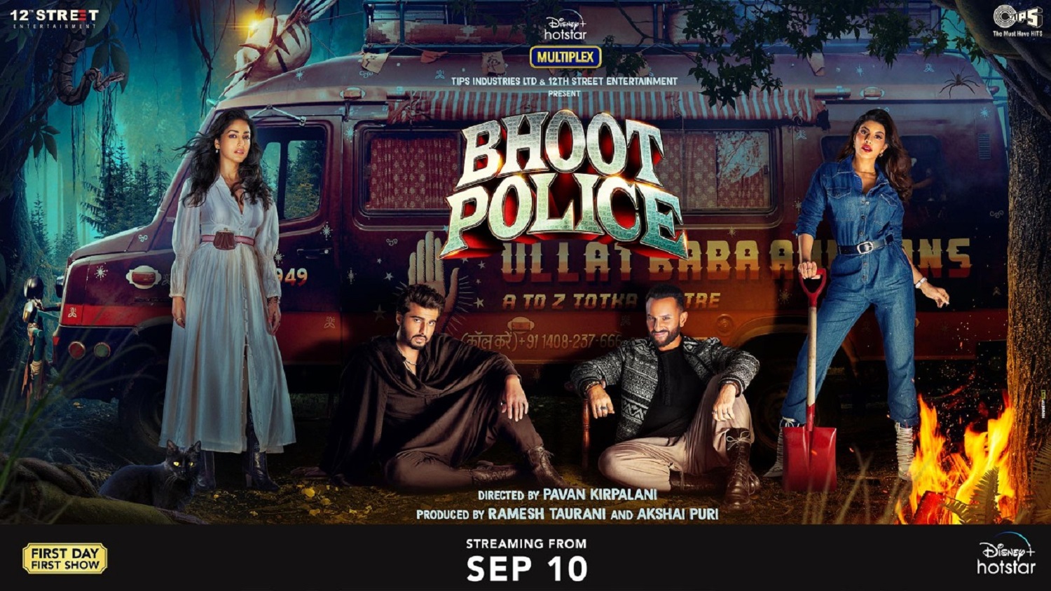 ‘Bhoot Police’ Horror-Comedy ka Double Dose to  release on 10th September 2021 on Disney+ Hotstar