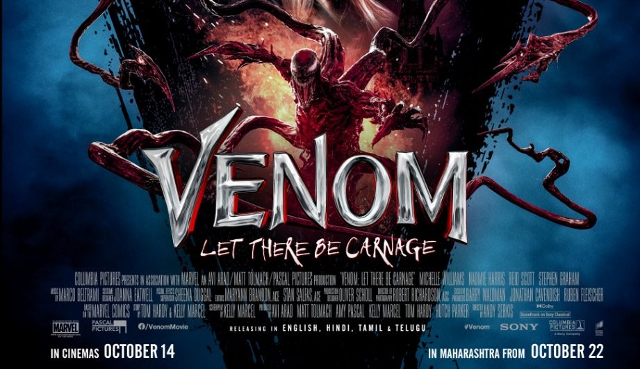 Leveraging on the festive season and the long weekend, #VenomLetThereBeCarnage to release on 14th October!