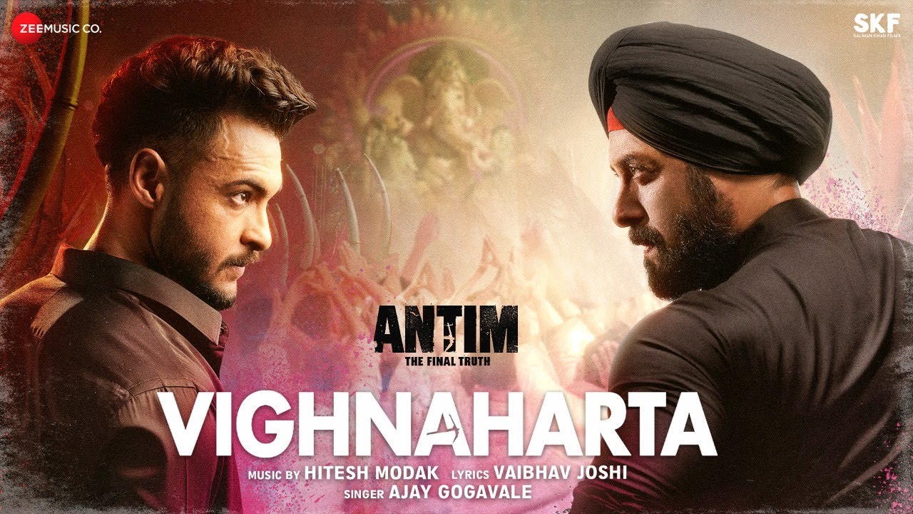 The high on energy festive dance track Vighnaharta from Antim: The Final Truth features Salman Khan, Aayush Sharma and Varun Dhawan!