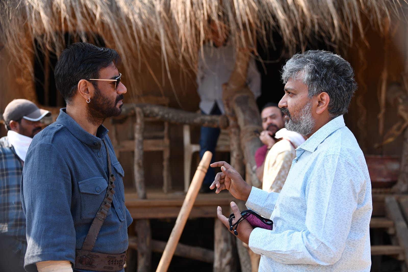 RRR movie team wishes Happy Birthday to the captain of the ship SS Rajamouli!