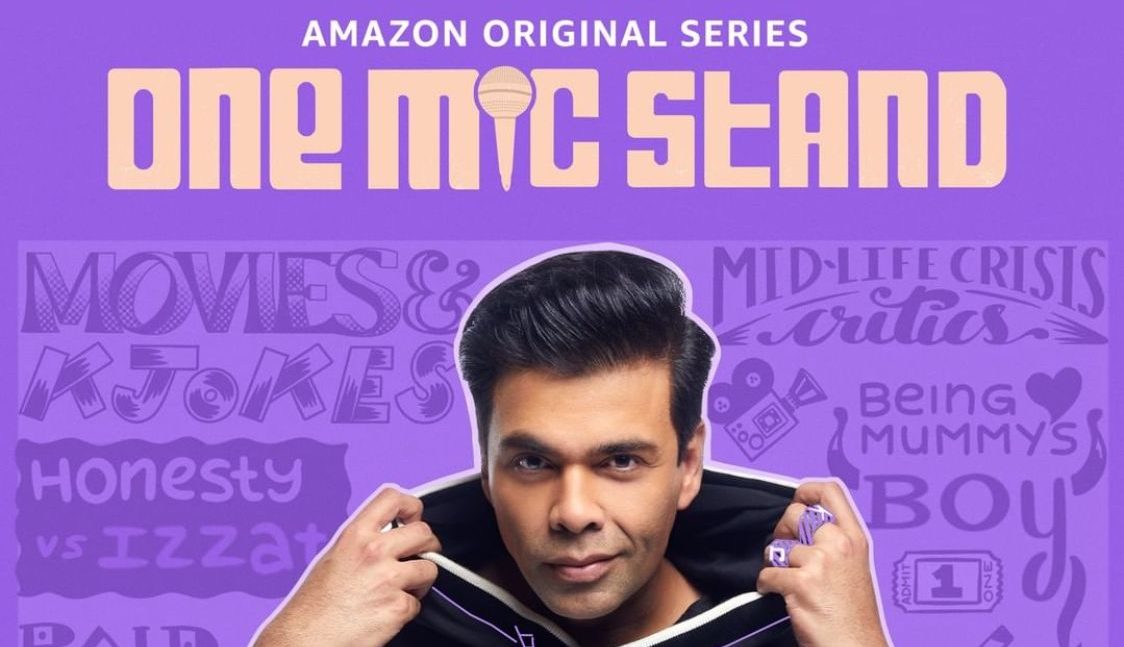 #OneMicStand returns with Season 2 drops the poster featuring #KaranJohar, #SunnyLeone, #Raftaar, #ChetanBhagat and #FayeDSouza!