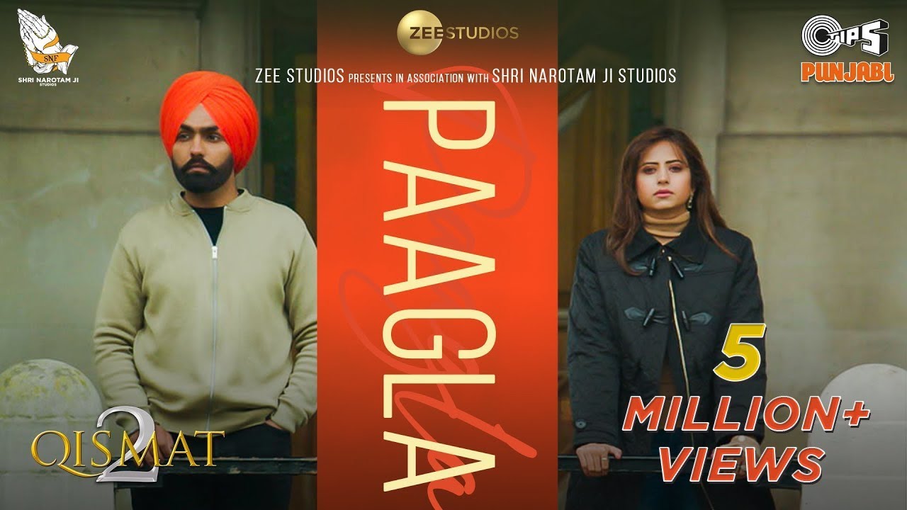 #TipsMusic celebrates 51 lakh views of ‘#Paagla’ from #Qismat2!