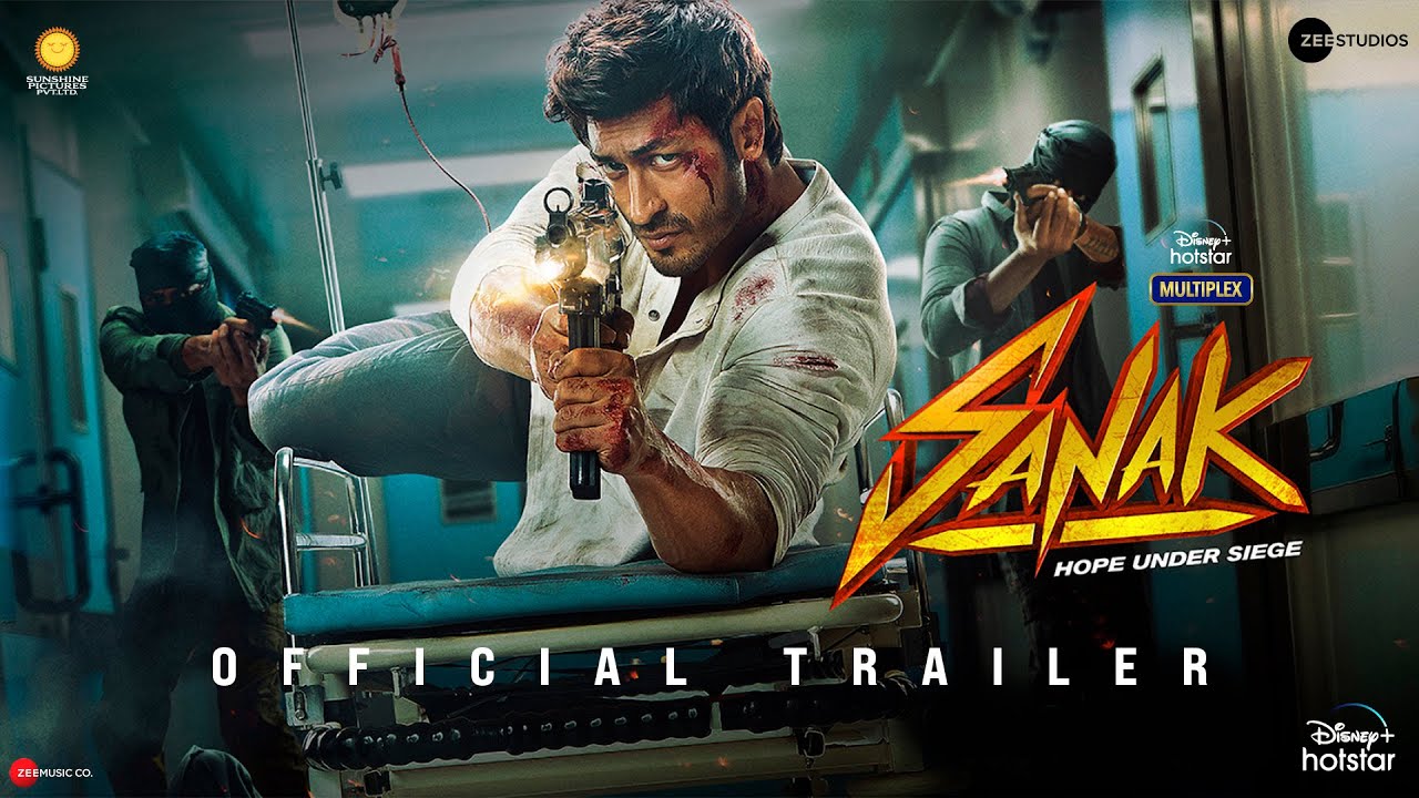 One of the world’s biggest action stars, Vidyut Jammwal’s  Sanak’s trailer is out!