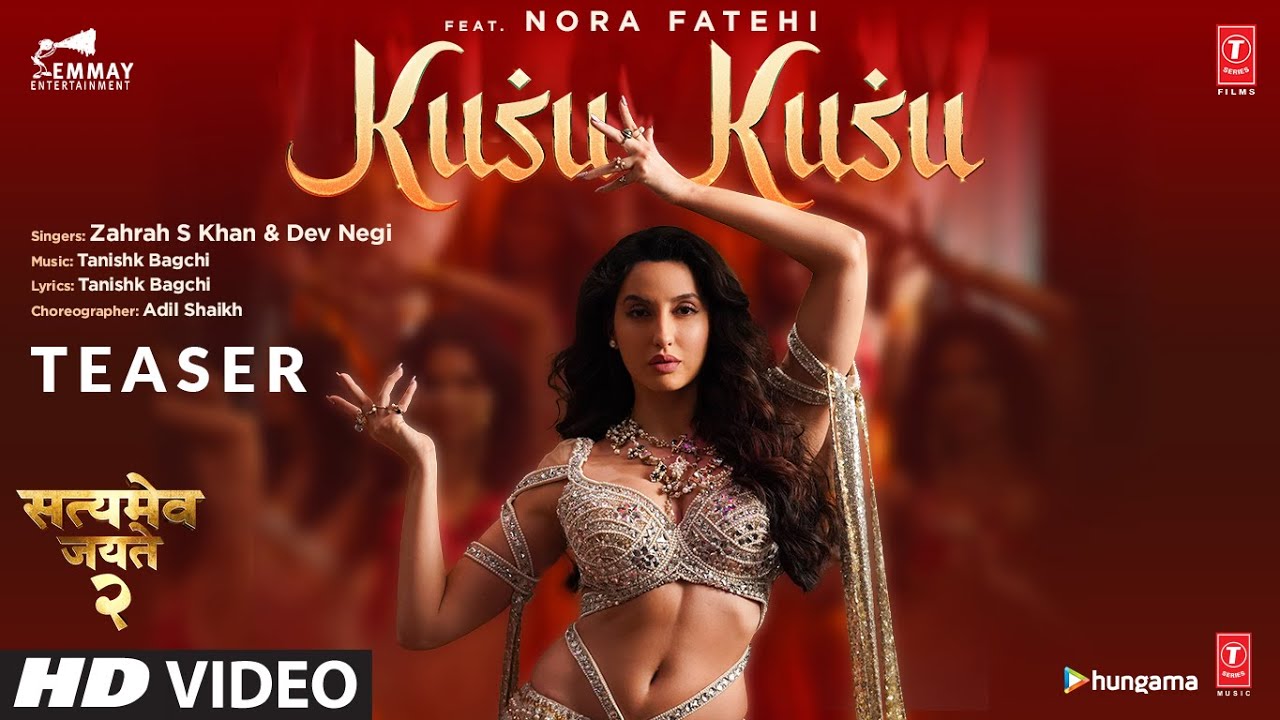 Nora Fatehi does it again, ready to burn the dance floor in Satyameva Jayate 2’s “#KusuKusu”!