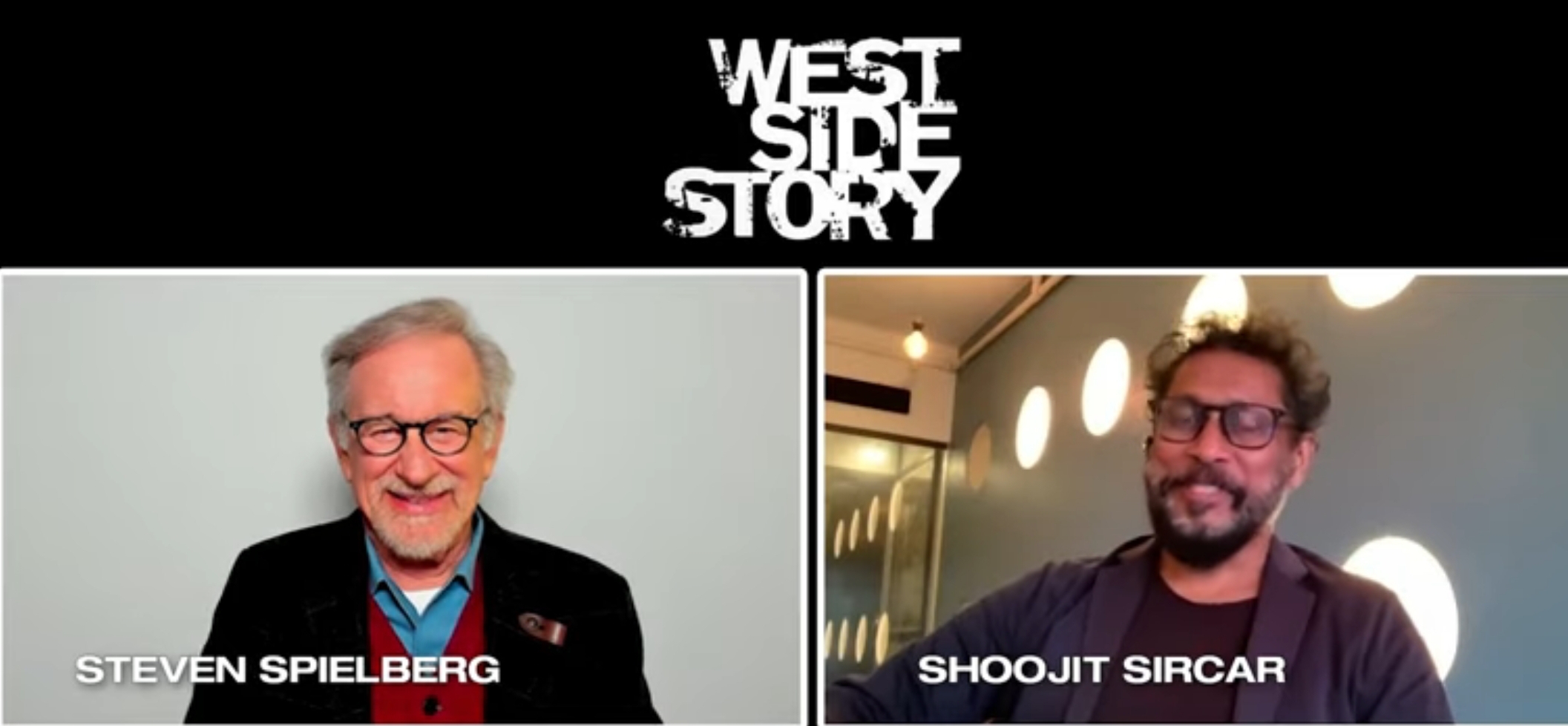 National Award winning Shoojit Sircar meets Oscar winning Director Steven Spielberg for conversation on West Side Story!