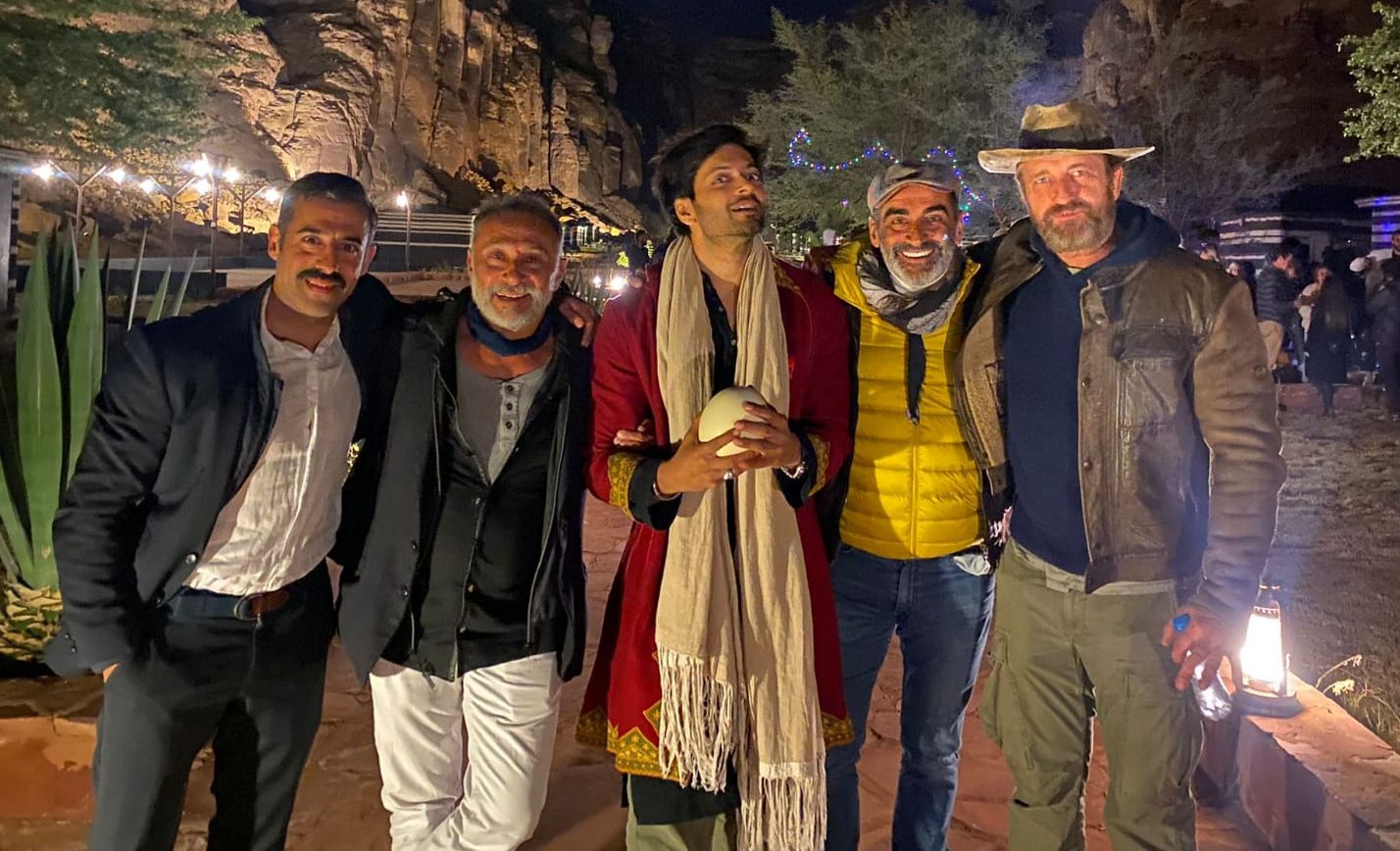 Hollywood film Kandahar’s co-stars Ali Fazal and Gerard Butler clicked with the team!