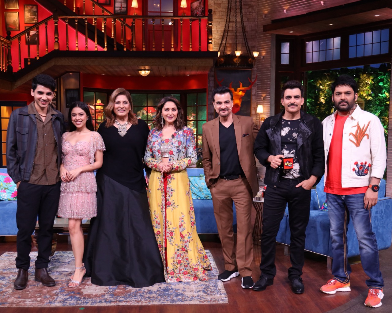 TKSS hosts ‘Fame Game’ actors Madhuri Dixit Nene, Sanjay Kapoor, Manav Kaul!