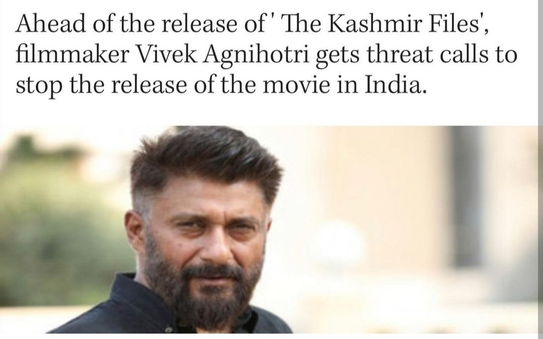 Vivek Ranjan Agnihotri gets threats, deactivates his Twitter account ahead of the release of ‘The Kashmir Files’!