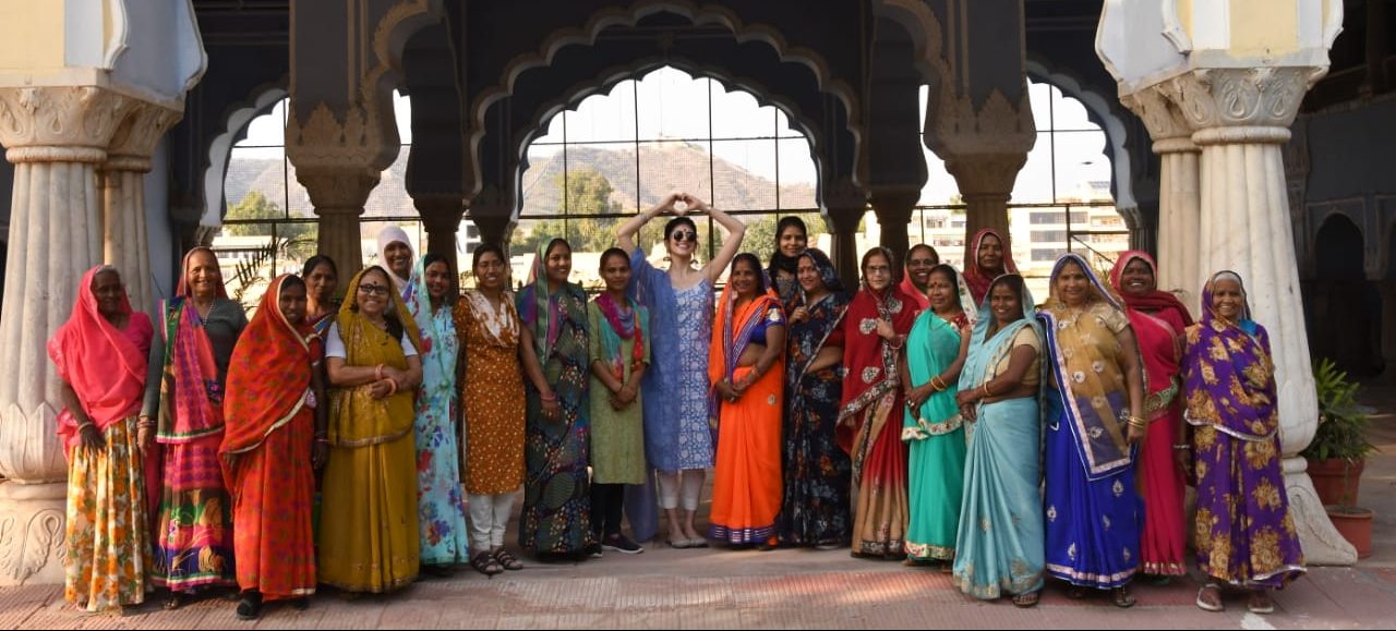 Sanjana Sanghi celebrates women’s day in Jaipur with sheroes of PDKF!