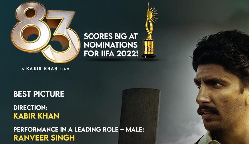 Ranveer Singh’s ’83’ garners 9 nominations at the IIFA 2022!