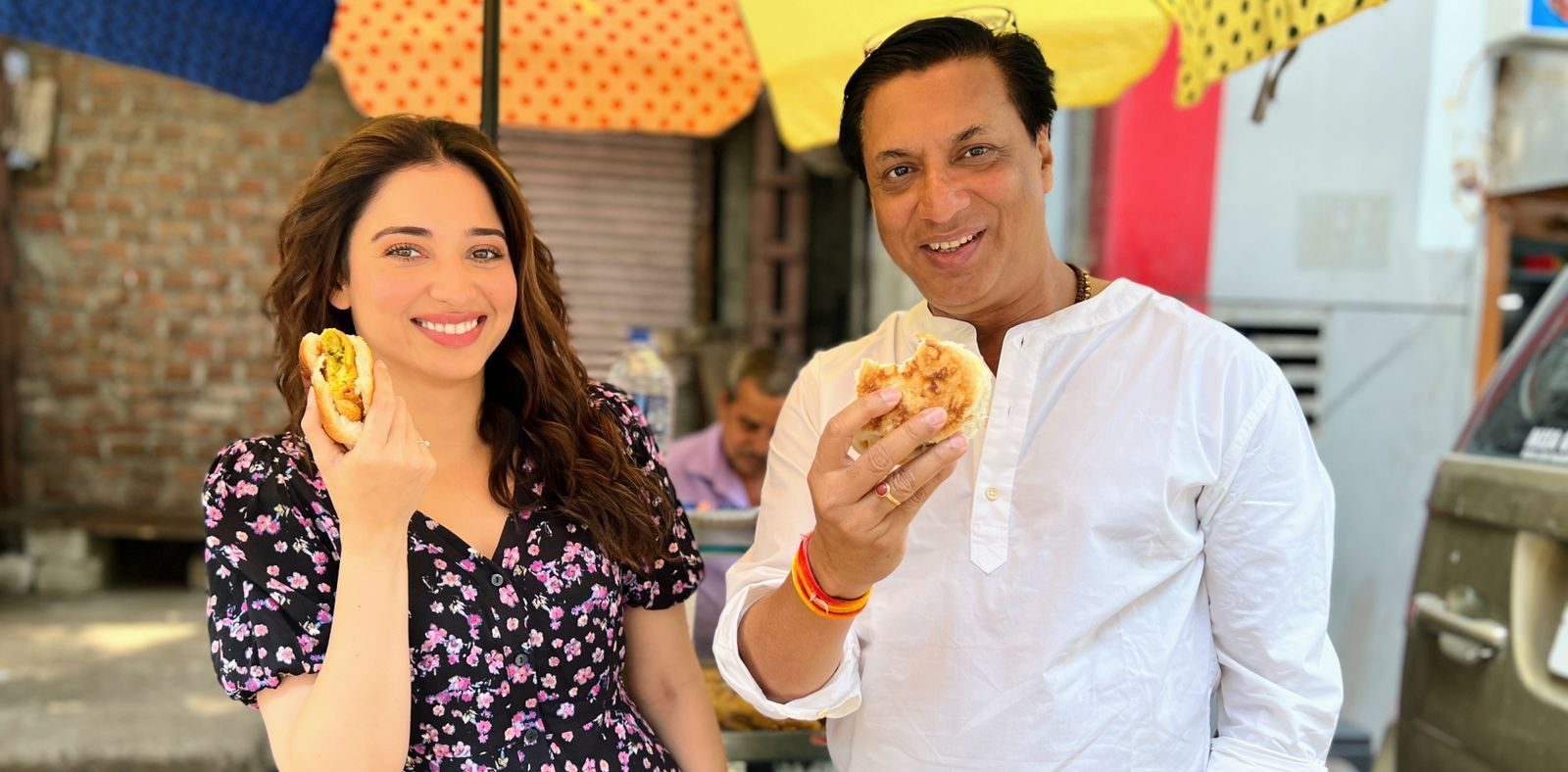 Tamannaah Bhatia and Madhur Bhandarkar’s Vada Pav party!